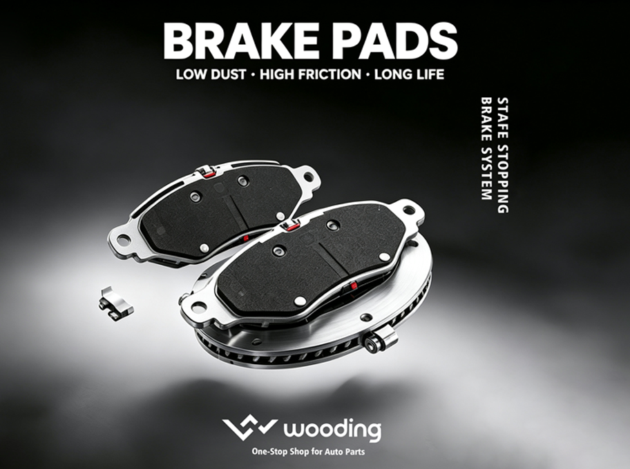 04465-2826 Upgraded Passenger Car Brake Pads | Anti-Fade & Quiet Braking